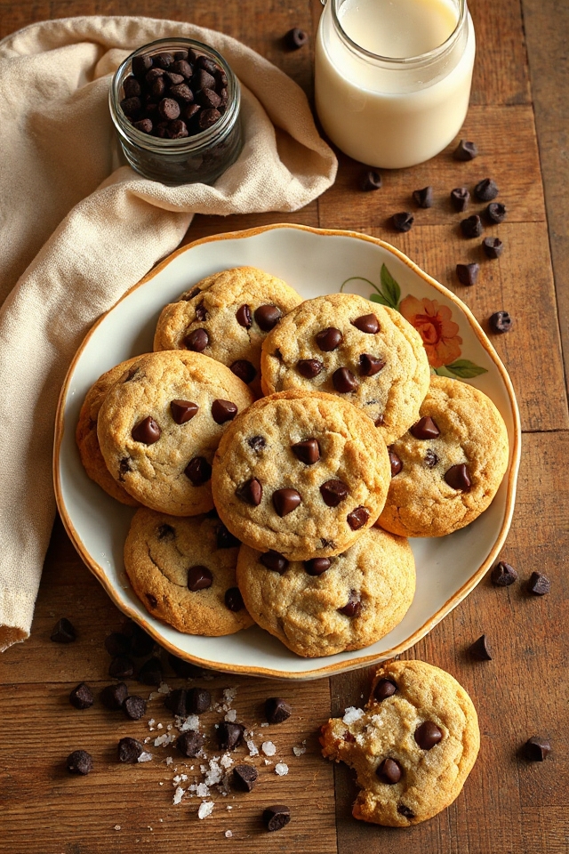 baking chocolate chip cookies