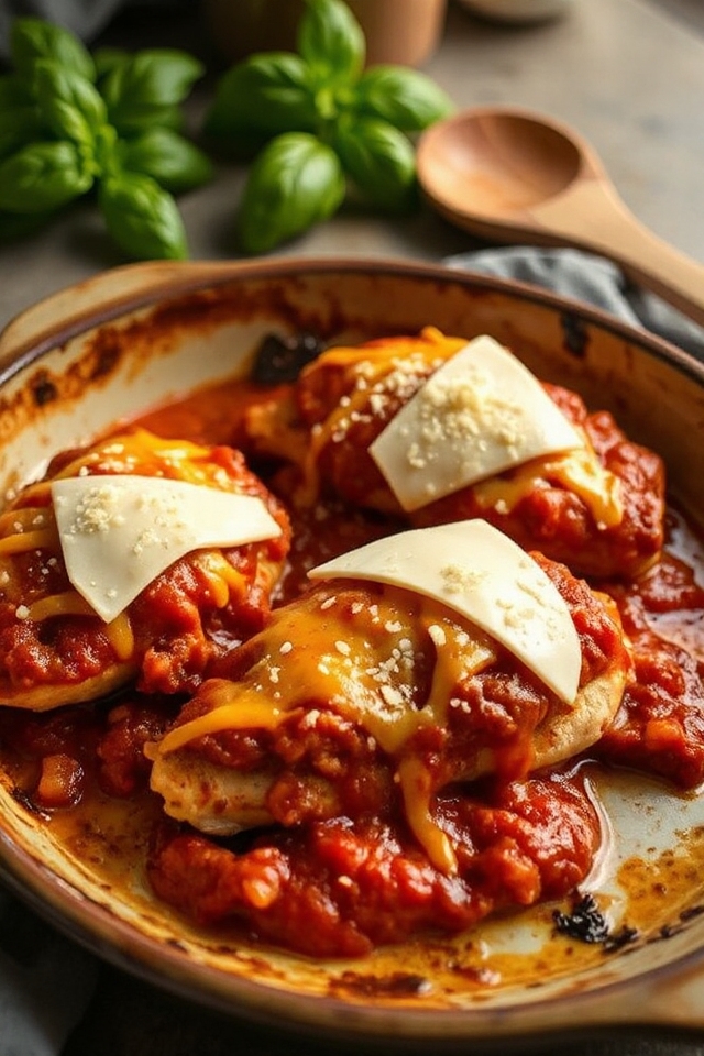 cheesy chicken parmesan delight