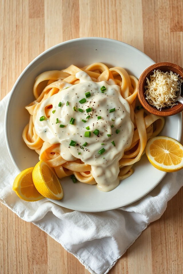 creamy homemade alfredo sauce