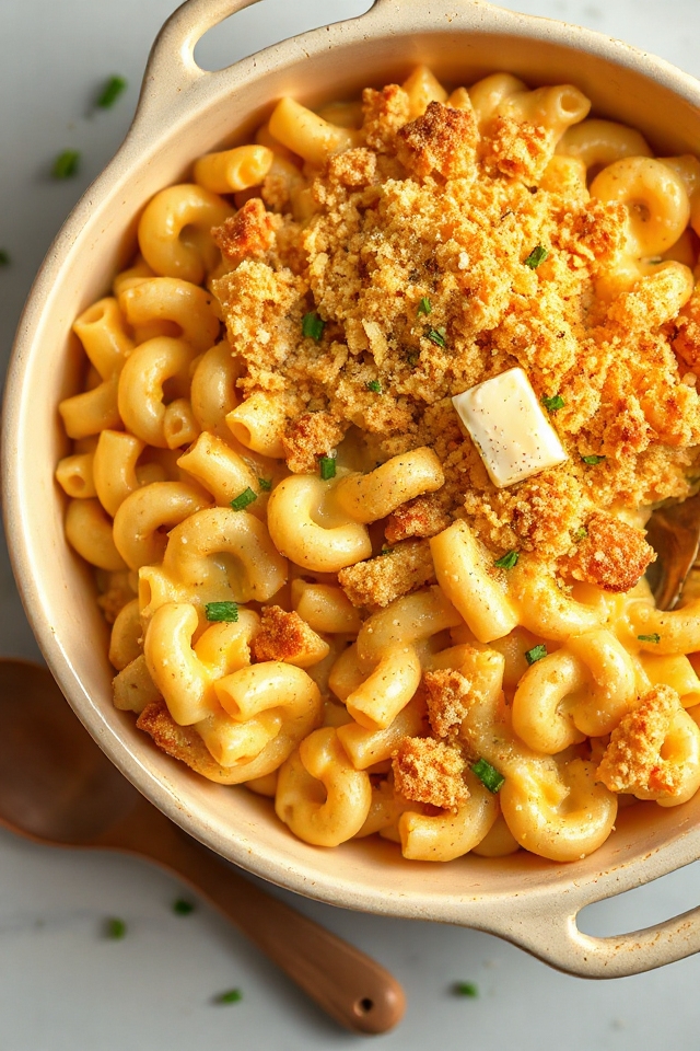 creamy pasta cheese dish