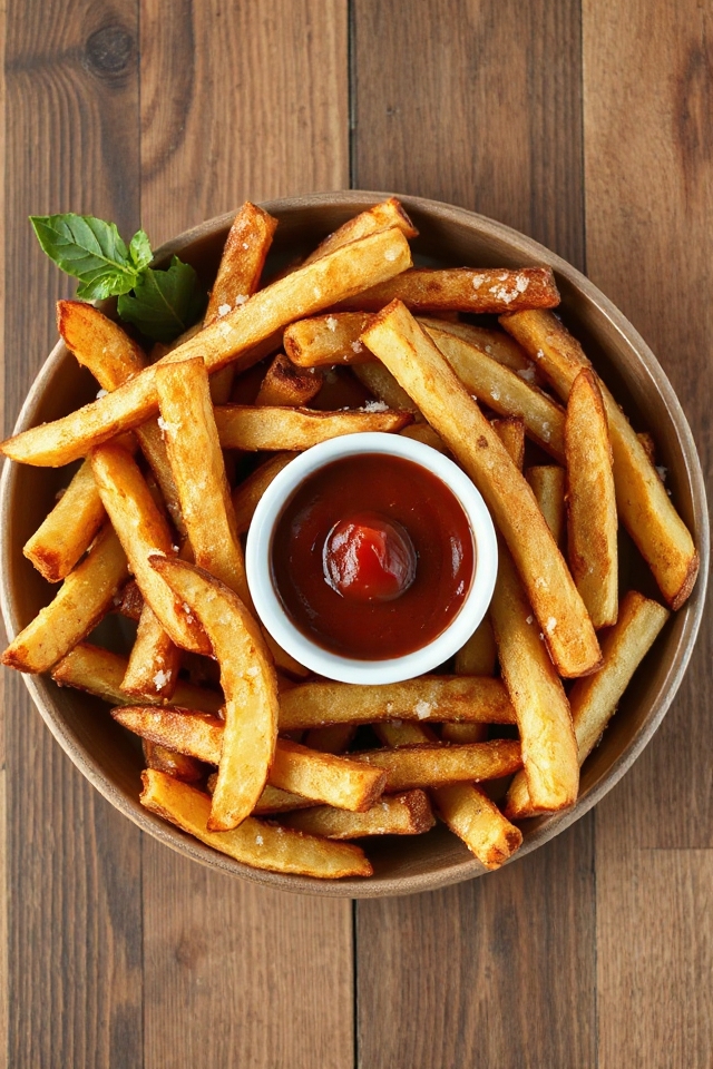 crispy homemade french fries