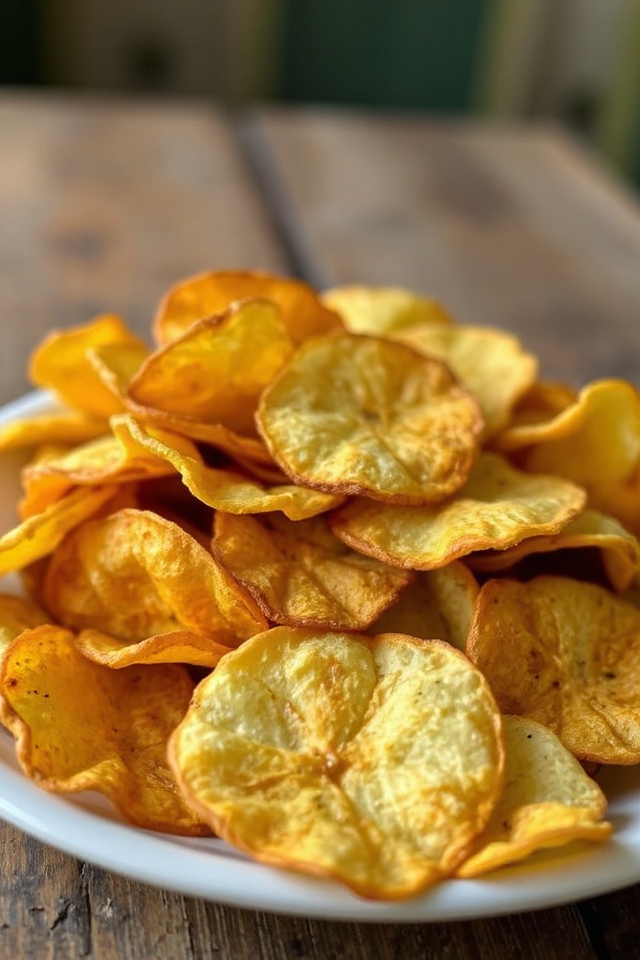 crispy homemade guilt free chips