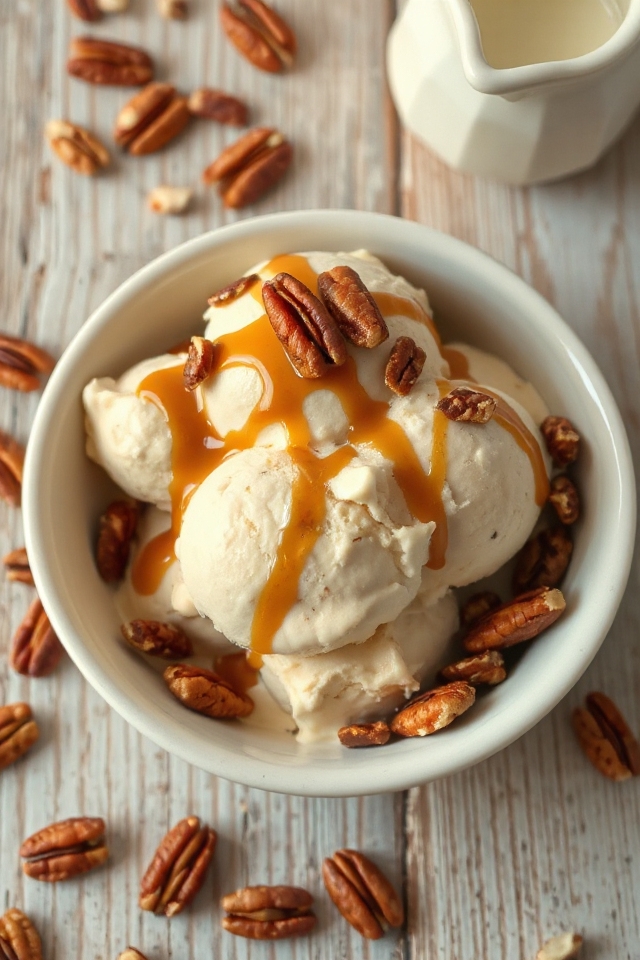 delicious butter pecan ice cream