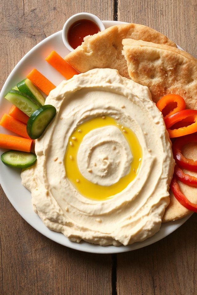 delicious homemade chickpea dip