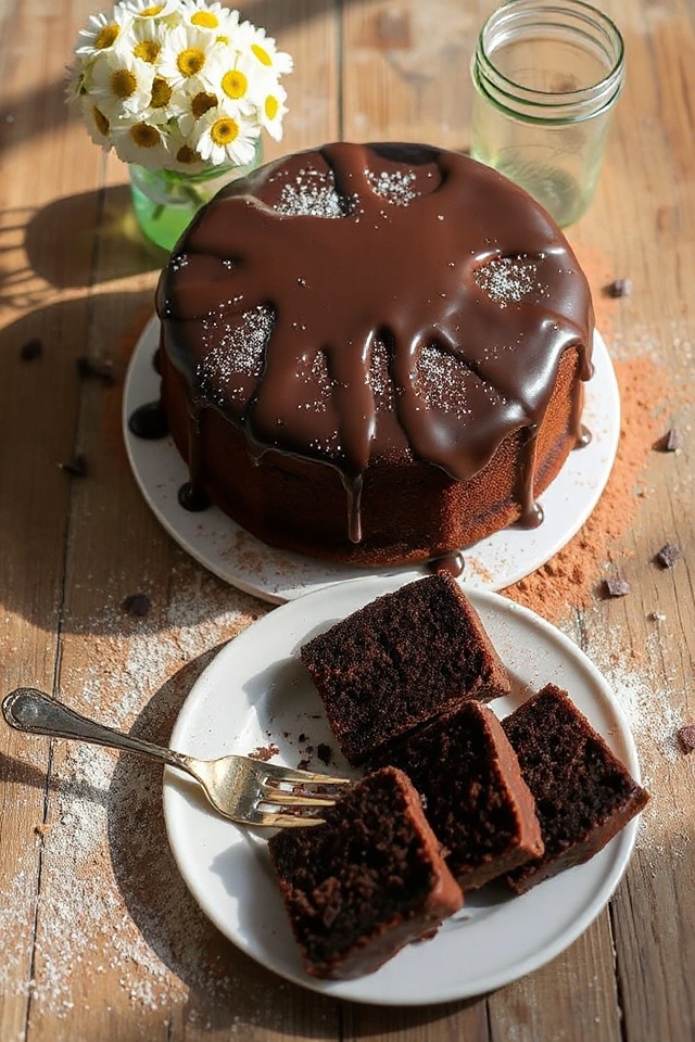 delicious homemade chocolate cake