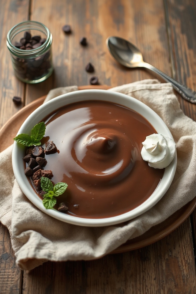 delicious homemade chocolate dessert