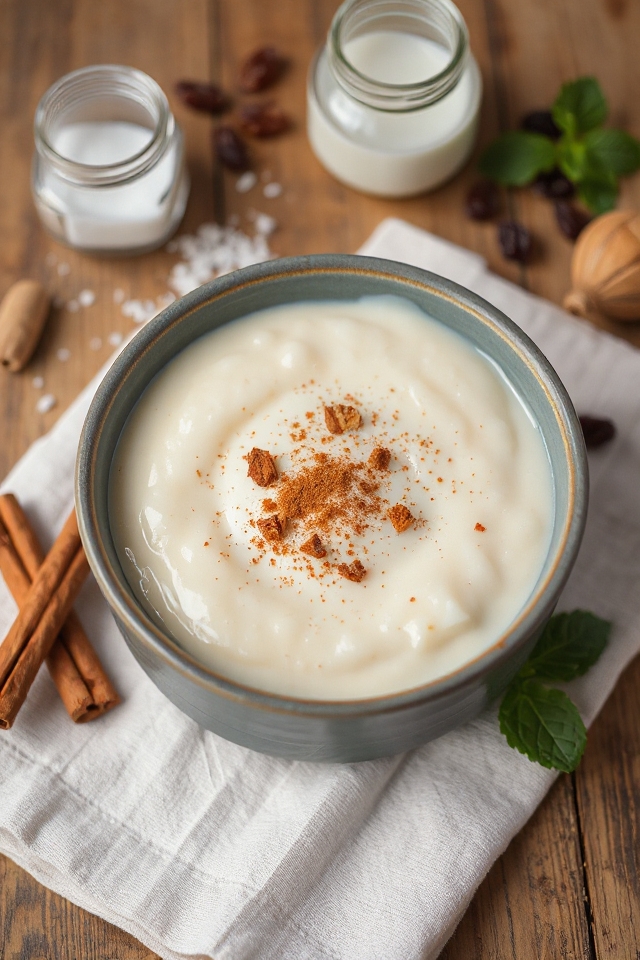 delicious homemade rice pudding
