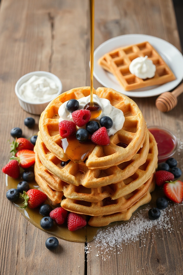 delicious homemade waffle recipe