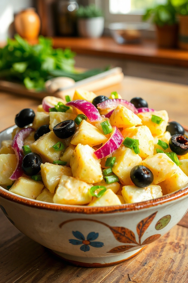 delightful homemade potato salad