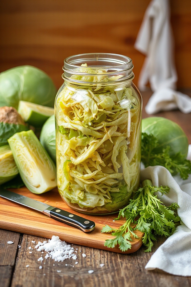 fermented cabbage preparation method