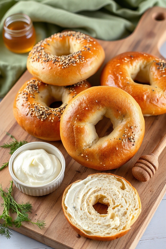 homemade bagels from scratch