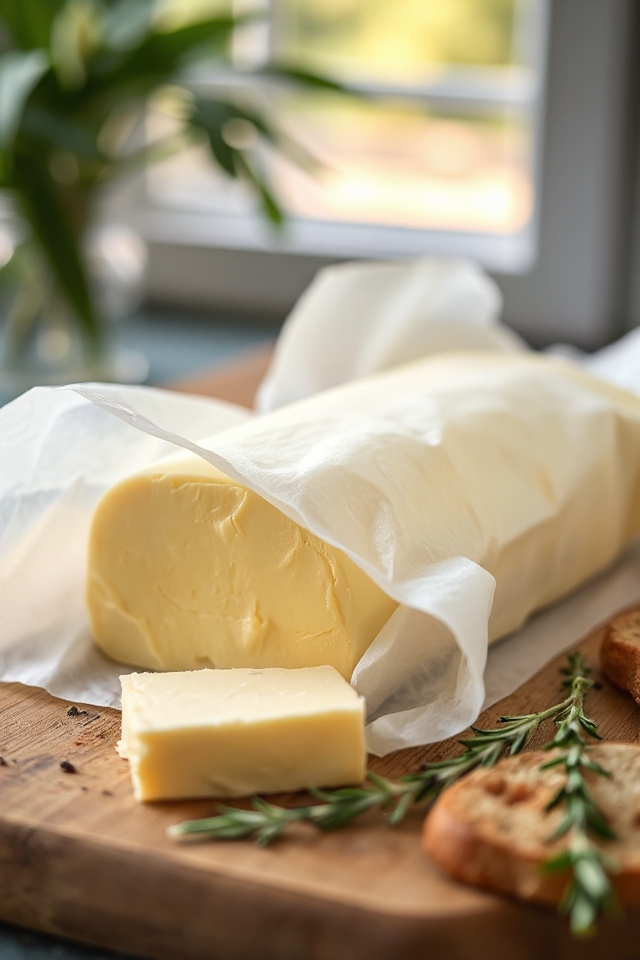 homemade butter from cream