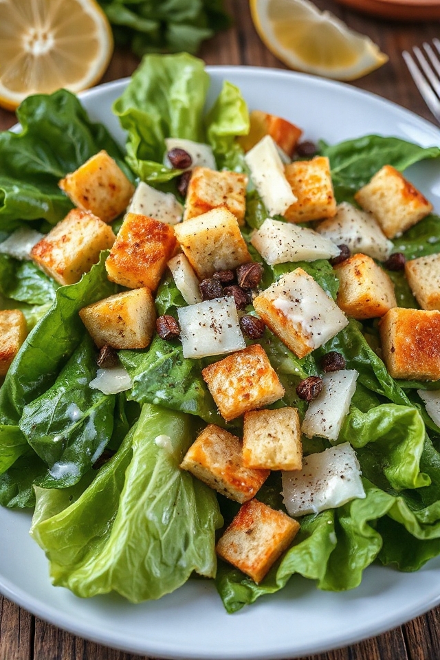 homemade caesar salad recipe