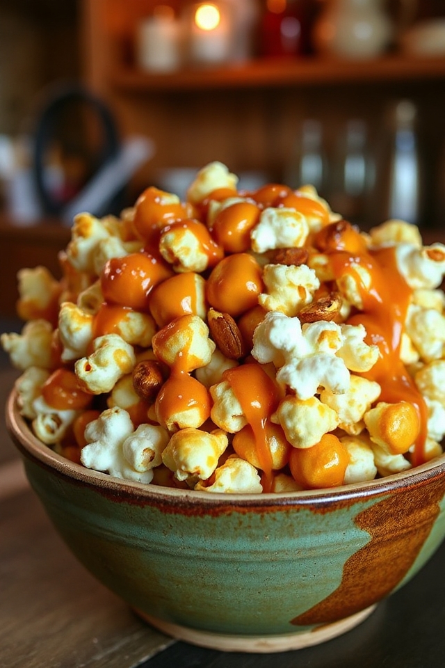 homemade caramel popcorn recipe