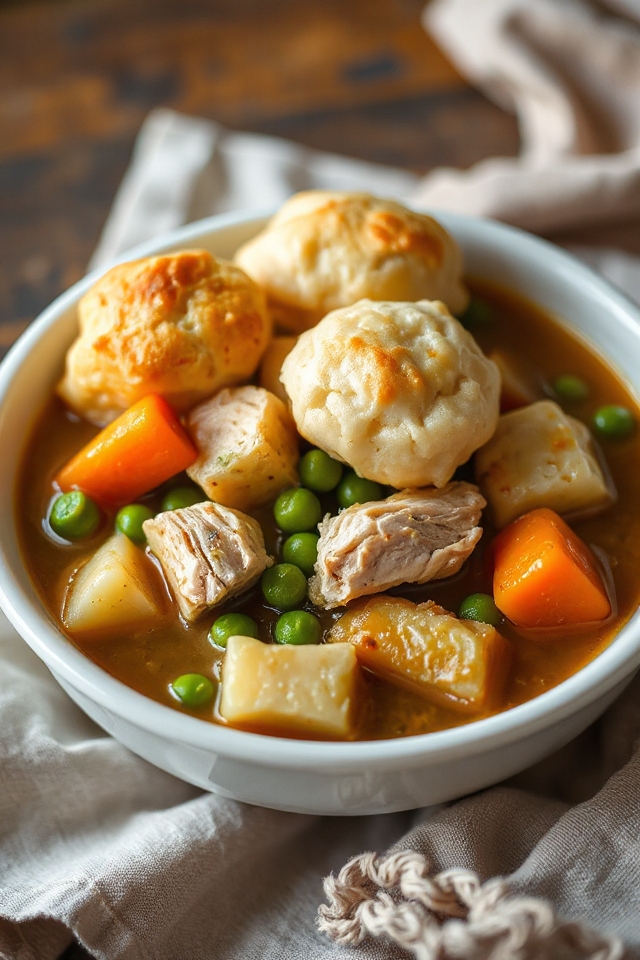 homemade chicken and dumplings