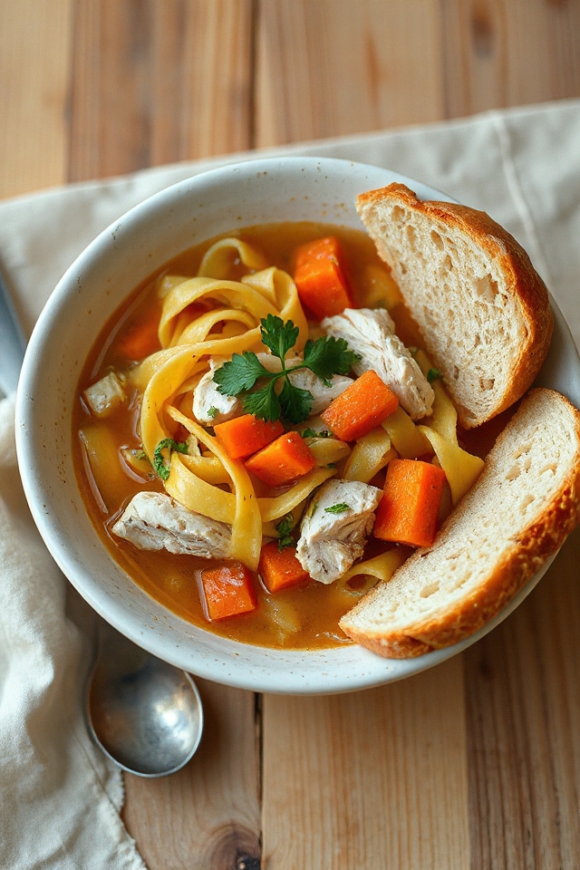 homemade chicken noodle soup