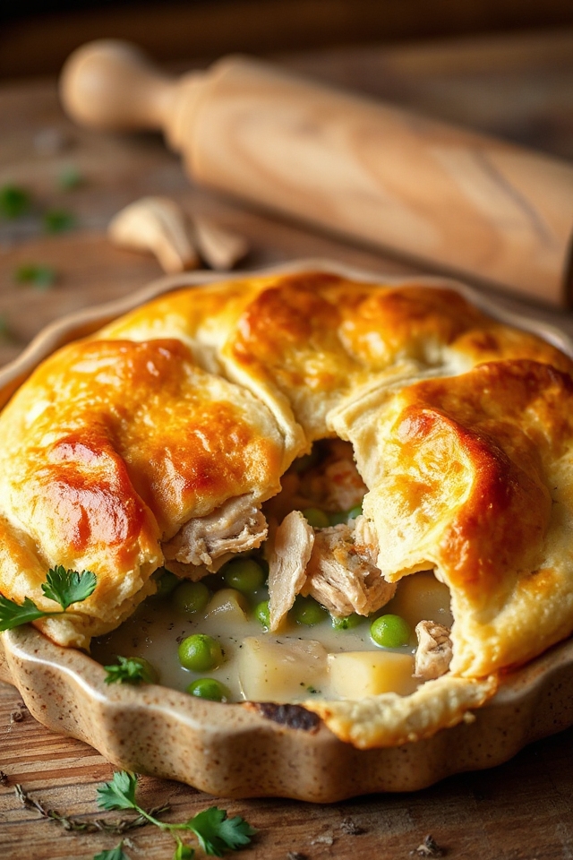 homemade chicken pot pie