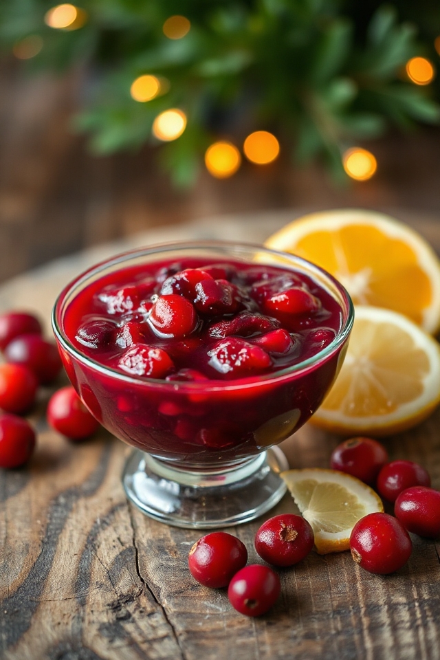 homemade cranberry sauce recipe