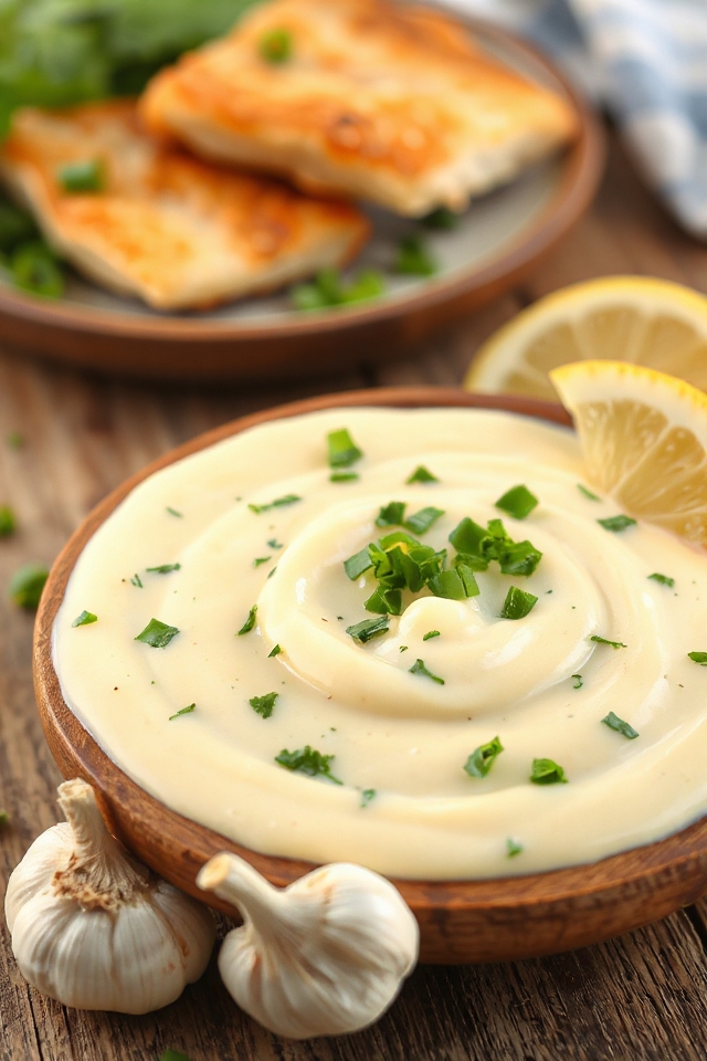 homemade creamy tartar sauce