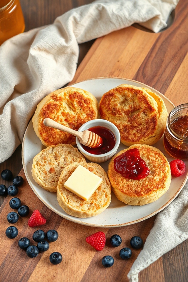 homemade english muffins recipe