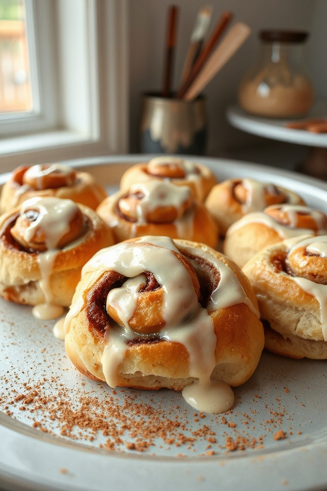 homemade fluffy cinnamon rolls