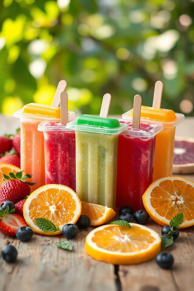 homemade fruity popsicle recipe