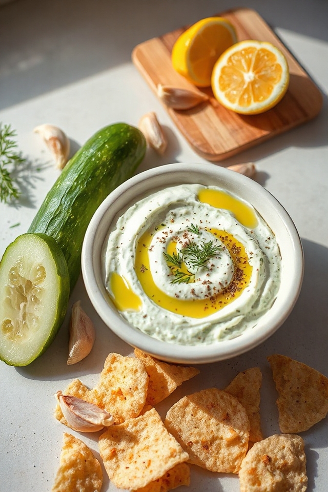 homemade greek yogurt dip