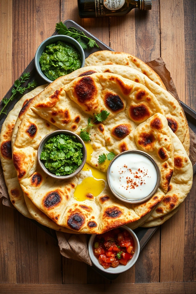 homemade naan bread recipe