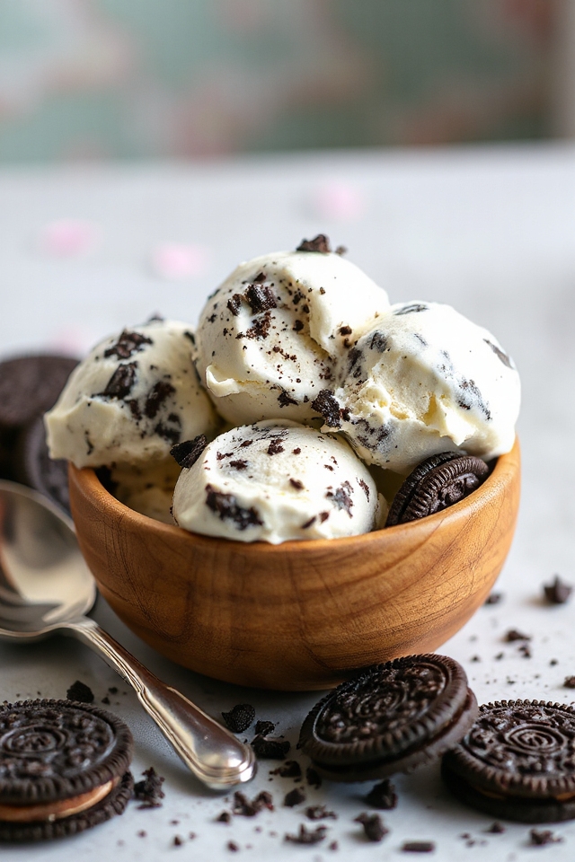homemade oreo ice cream