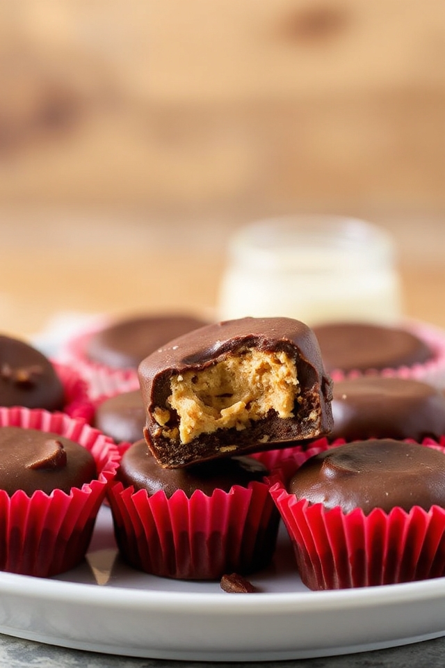 homemade peanut butter cups