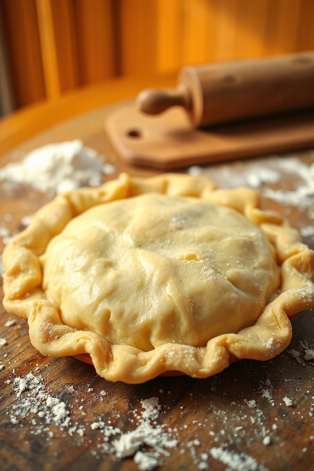 homemade pie crust preparation