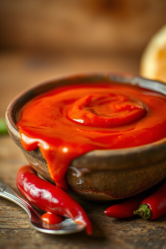 homemade sriracha recipe process