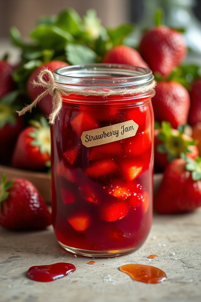 homemade strawberry jam recipe