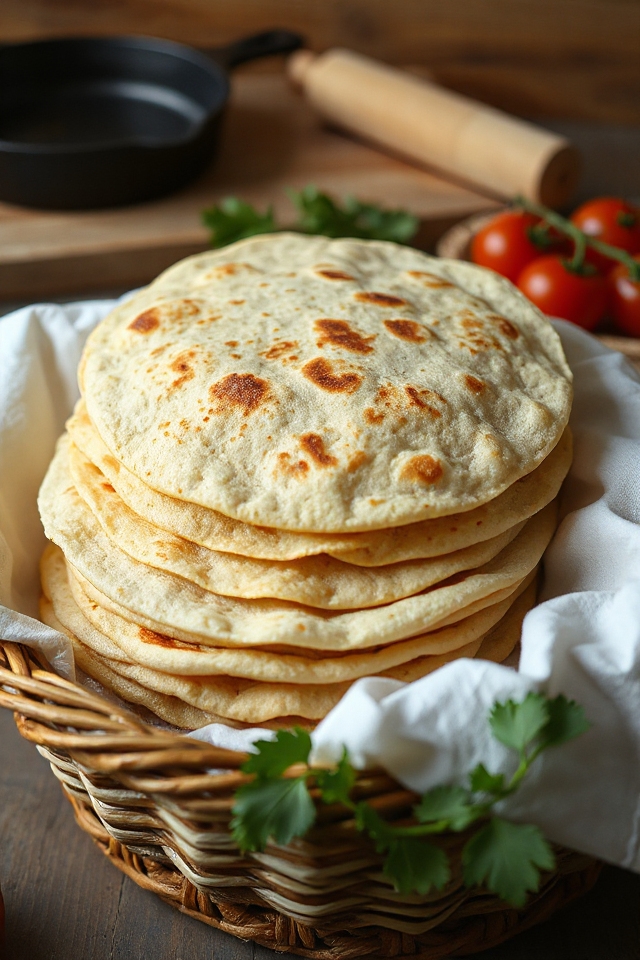 homemade tortillas from scratch