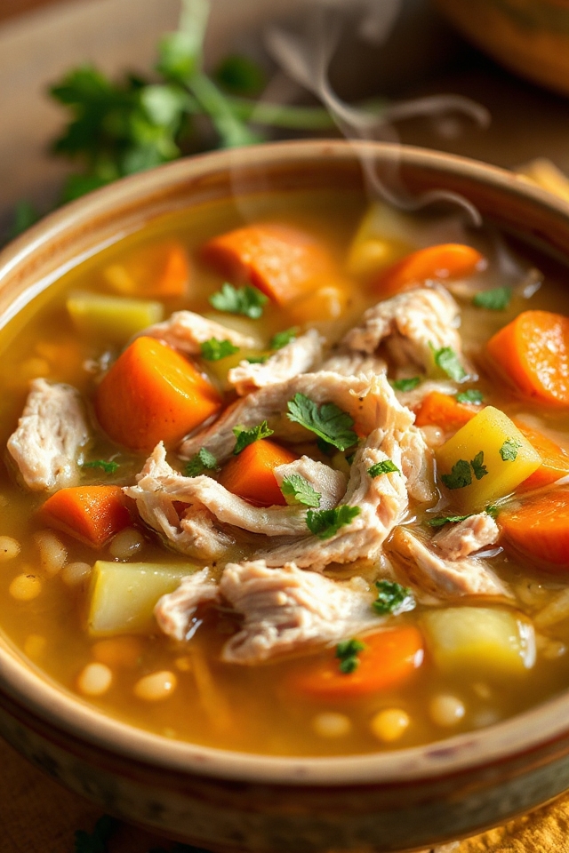 homemade turkey soup recipe