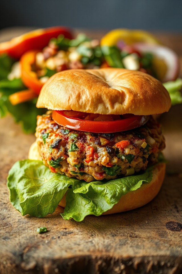 homemade veggie burger recipe