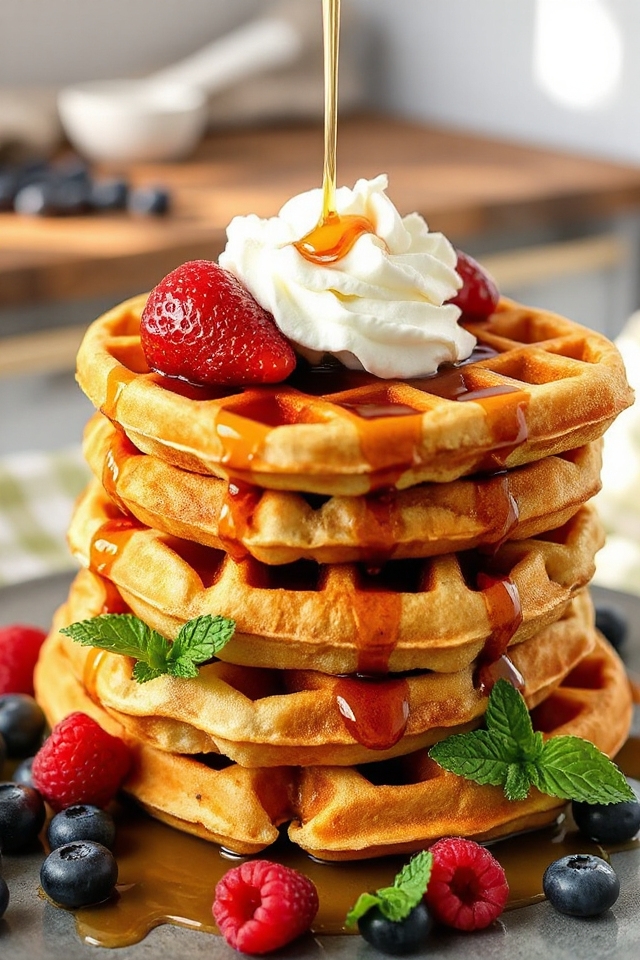 homemade waffle making guide